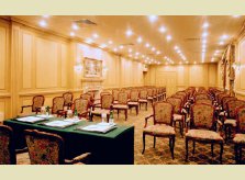 Pine panelled function room